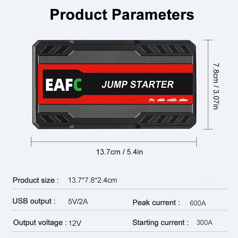 EA FC JC05 600A 12V portable car emergency starting power supply quick starting device