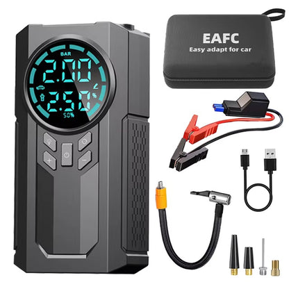 EAFC BOX-564F 4-in-1 outdoor multi-function car emergency starting power supply digital display air pump