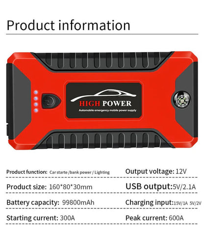 EA FC car emergency power supply starting device portable power bank battery starter for car booster